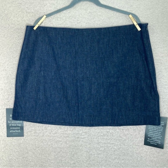 Tuckernuck Denim Taryn Mini Skirt-Navy Blue-Women’s XXL-Casual-Summer-Spring-NEW - Picture 5 of 11